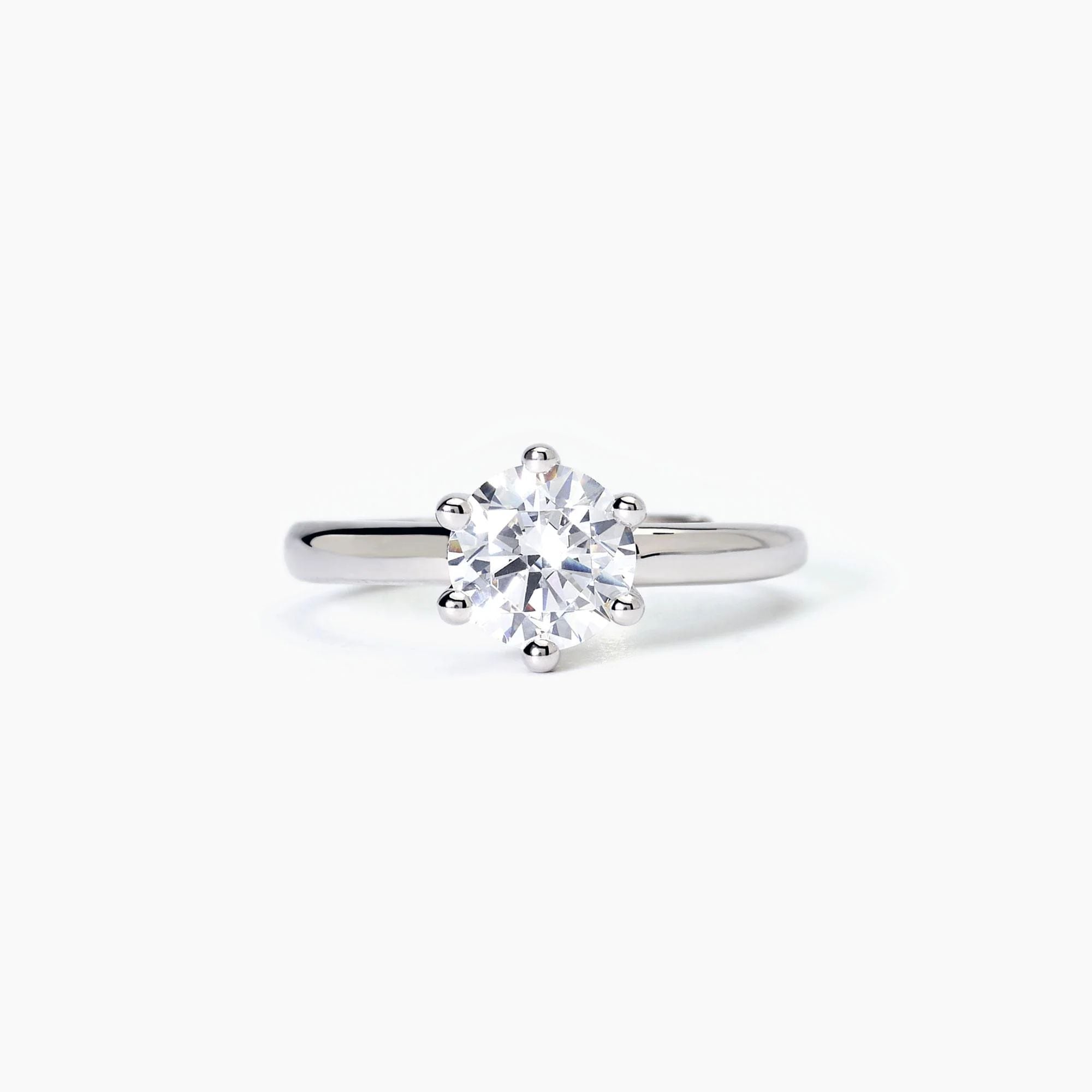 Anello solitario Mabina zircone brillante