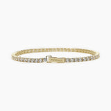 Bracciale tennis Mabina argento placcato oro