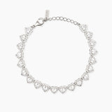 Bracciale tennis cuori Mabina