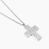Girocollo in argento con croce in zirconi bianchi
SAVE THE QUEEN 553835