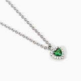 Girocollo da donna in argento con ciondolo a cuore e smeraldo sintetico
LOVE AFFAIR 553667