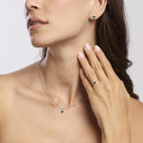 Girocollo da donna in argento con ciondolo a cuore e smeraldo sintetico
LOVE AFFAIR 553667