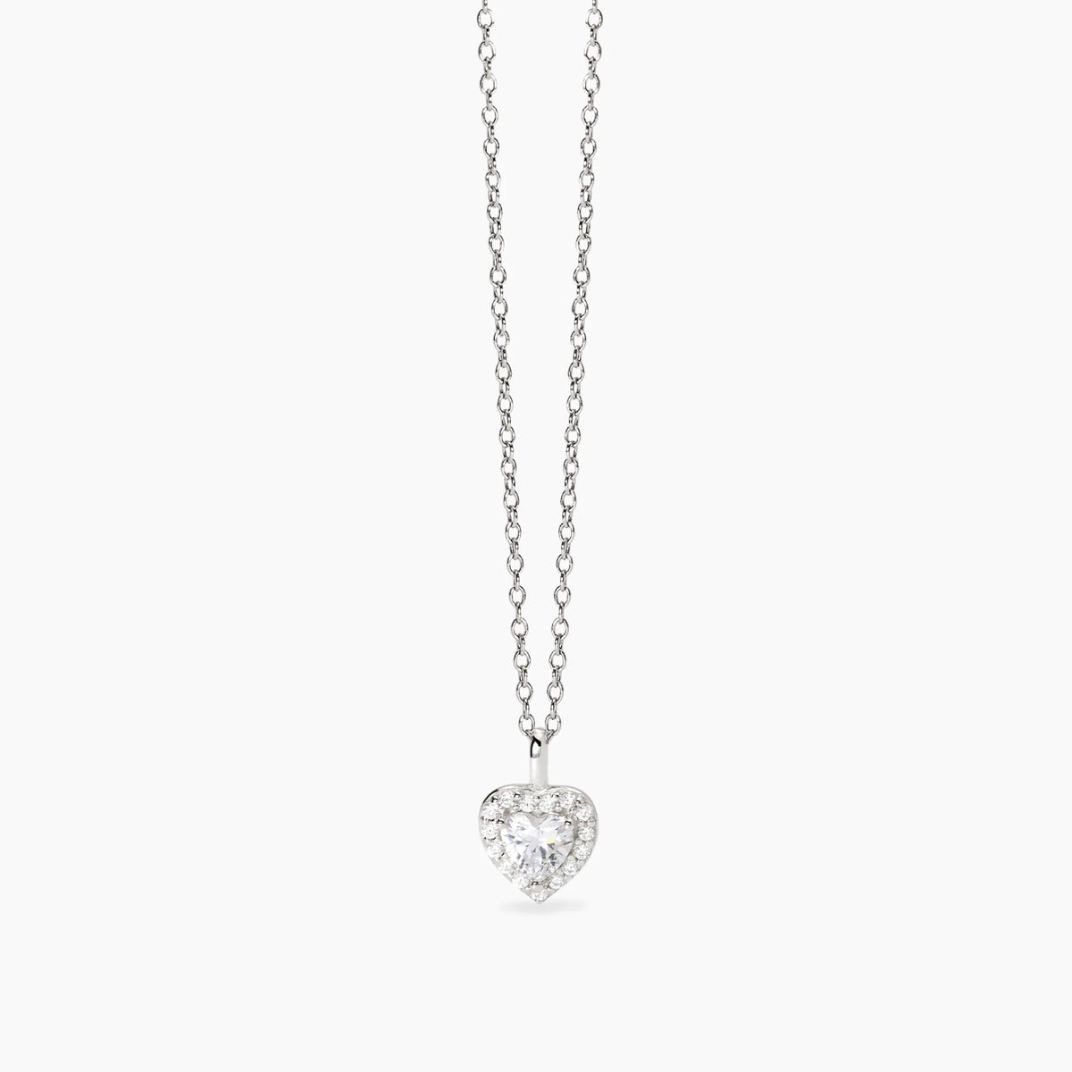 Girocollo da donna in argento con ciondolo cuore e zirconi
LOVE AFFAIR 553666