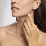 Girocollo da donna in argento con ciondolo cuore e zirconi
LOVE AFFAIR 553666