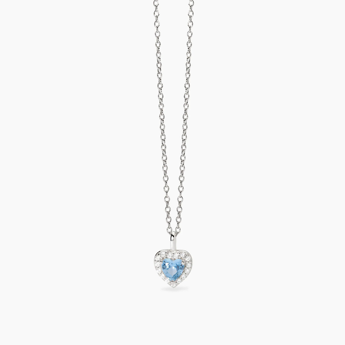 Girocollo in argento con cuore in acquamarina sintetica e zirconi
LOVE AFFAIR 553784