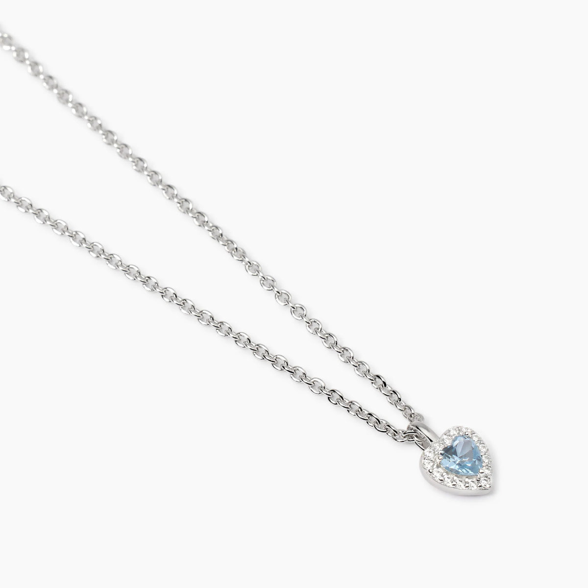 Girocollo in argento con cuore in acquamarina sintetica e zirconi
LOVE AFFAIR 553784