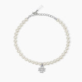 Bracciale con perle conchiglia e quadrifoglio zirconato
È SOLO FORTUNA 533738