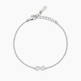 Bracciale in argento con catena forzatina e infinito
ENDLESS 533822