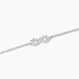 Bracciale in argento con catena forzatina e infinito
ENDLESS 533822