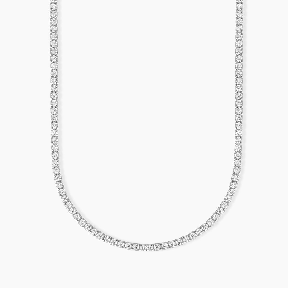 Girocollo tennis in argento con zirconi
MINI TENNIS 553336
