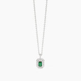 Girocollo in argento con smeraldo sintetico e zirconi
VITTORIA 553845