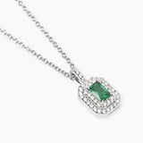 Girocollo in argento con smeraldo sintetico e zirconi
VITTORIA 553845