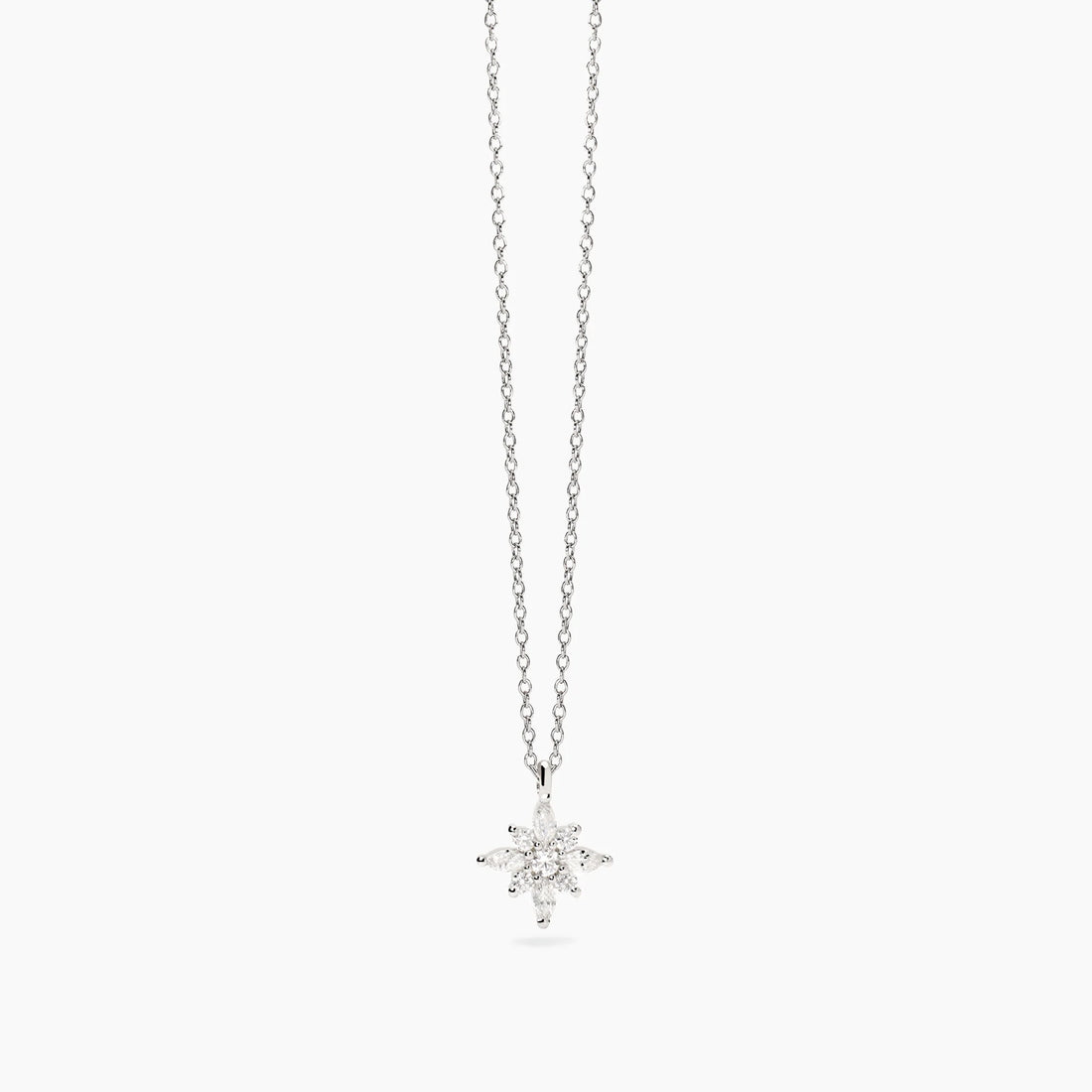Girocollo in argento con stella polare in zirconi
STELLA POLARE 553836