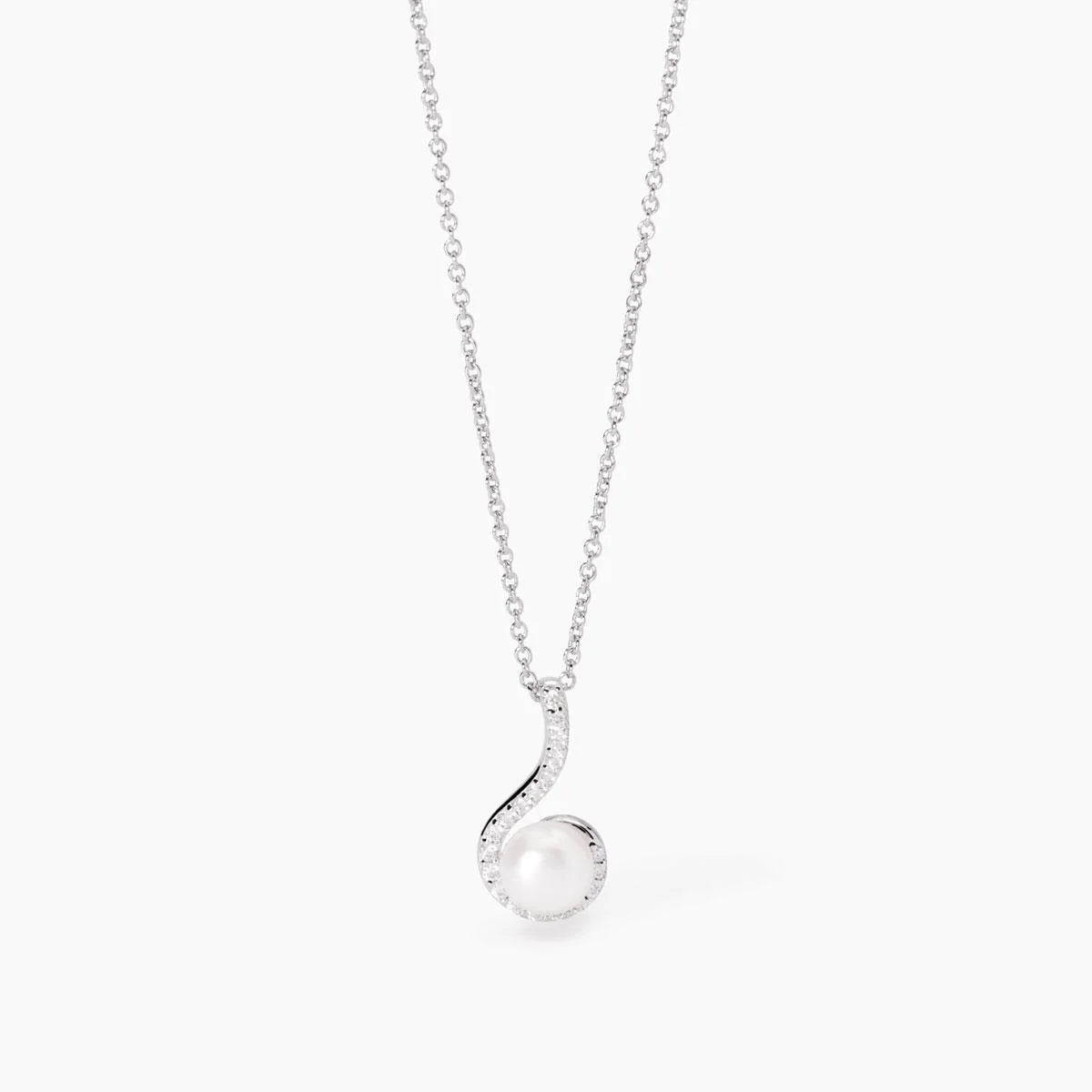 Girocollo in argento con amo e perla coltivata
SINFONIA 553701