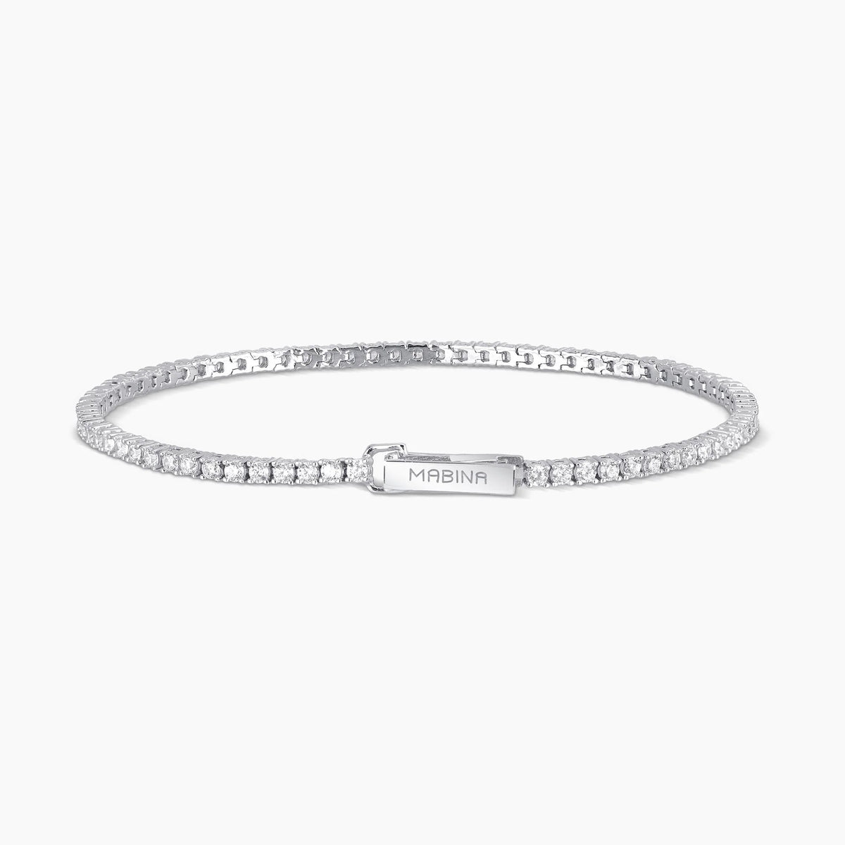 Bracciale tennis in argento con zirconi bianchi
TENNIS CLUB 533355-M
