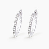 Orecchini a cerchio in argento con zirconi
UPPER 563138