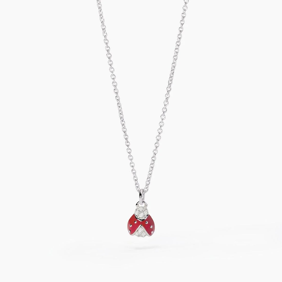 Girocollo in argento con coccinella smaltata e zirconi
COCCINELLE 553708