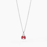 Girocollo in argento con coccinella smaltata e zirconi
COCCINELLE 553708
