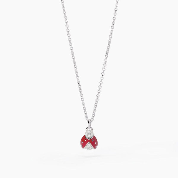 Girocollo in argento con coccinella smaltata e zirconi
COCCINELLE 553708