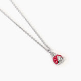 Girocollo in argento con coccinella smaltata e zirconi
COCCINELLE 553708