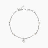 Bracciale in argento con perle coltivate e ciondolo cuore
VIVA LA VIDA 533998