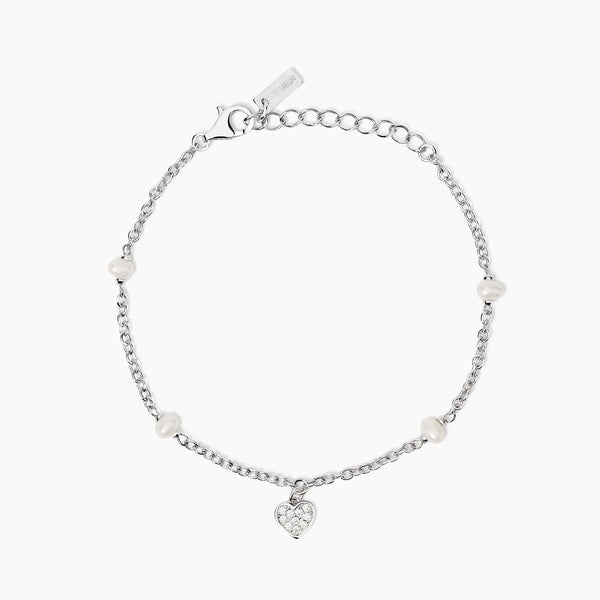 Bracciale in argento con perle coltivate e ciondolo cuore
VIVA LA VIDA 533998