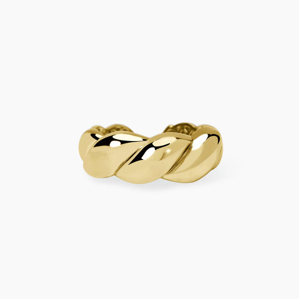 Anello torchon in argento placcato oro regolabile
ALTA MAREA 523477