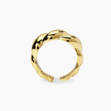 Anello torchon in argento placcato oro regolabile
ALTA MAREA 523477