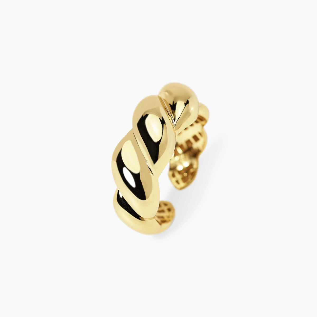 Anello torchon in argento placcato oro regolabile
ALTA MAREA 523477