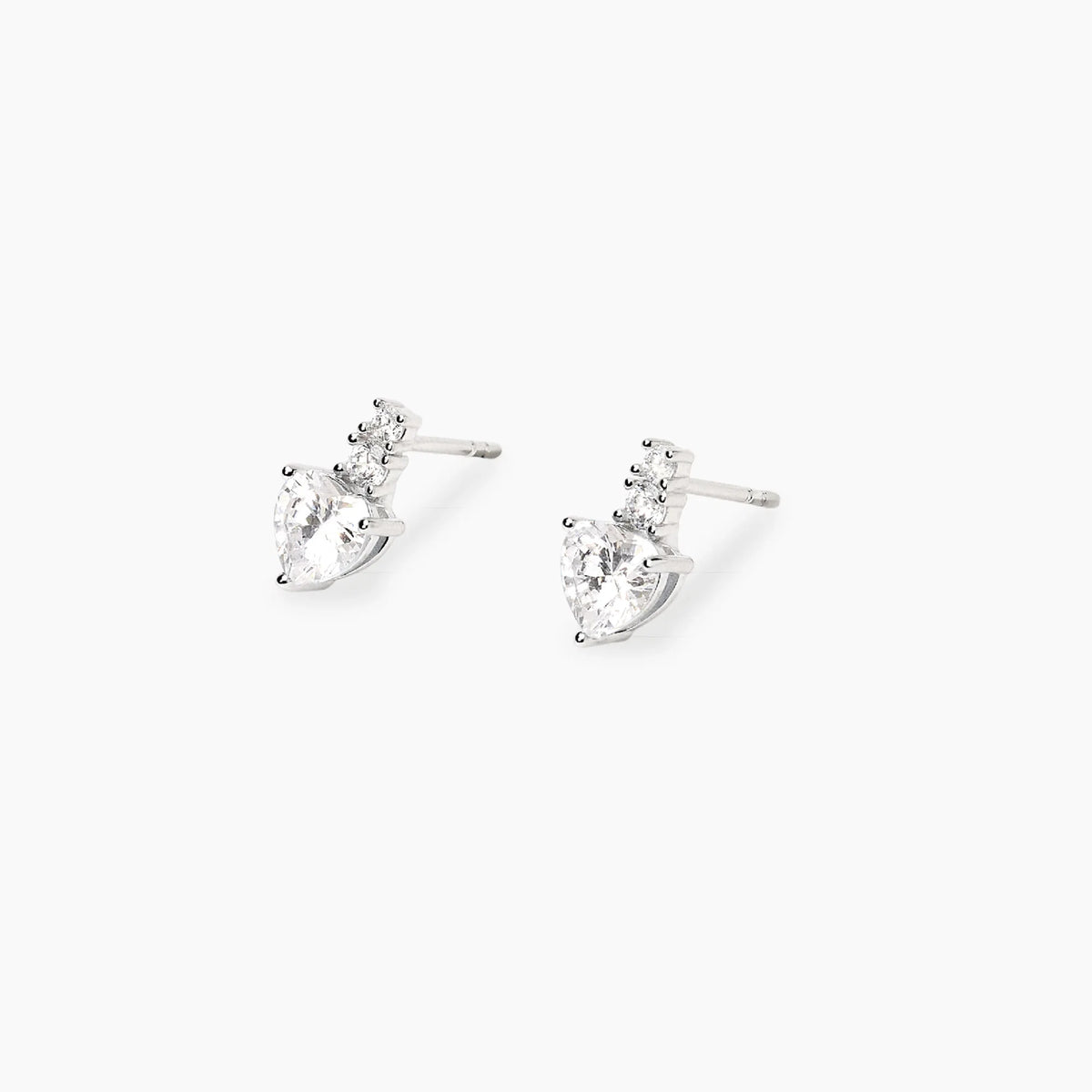 Orecchini con cuore pendente in zirconi bianchi
ROUGE 563950