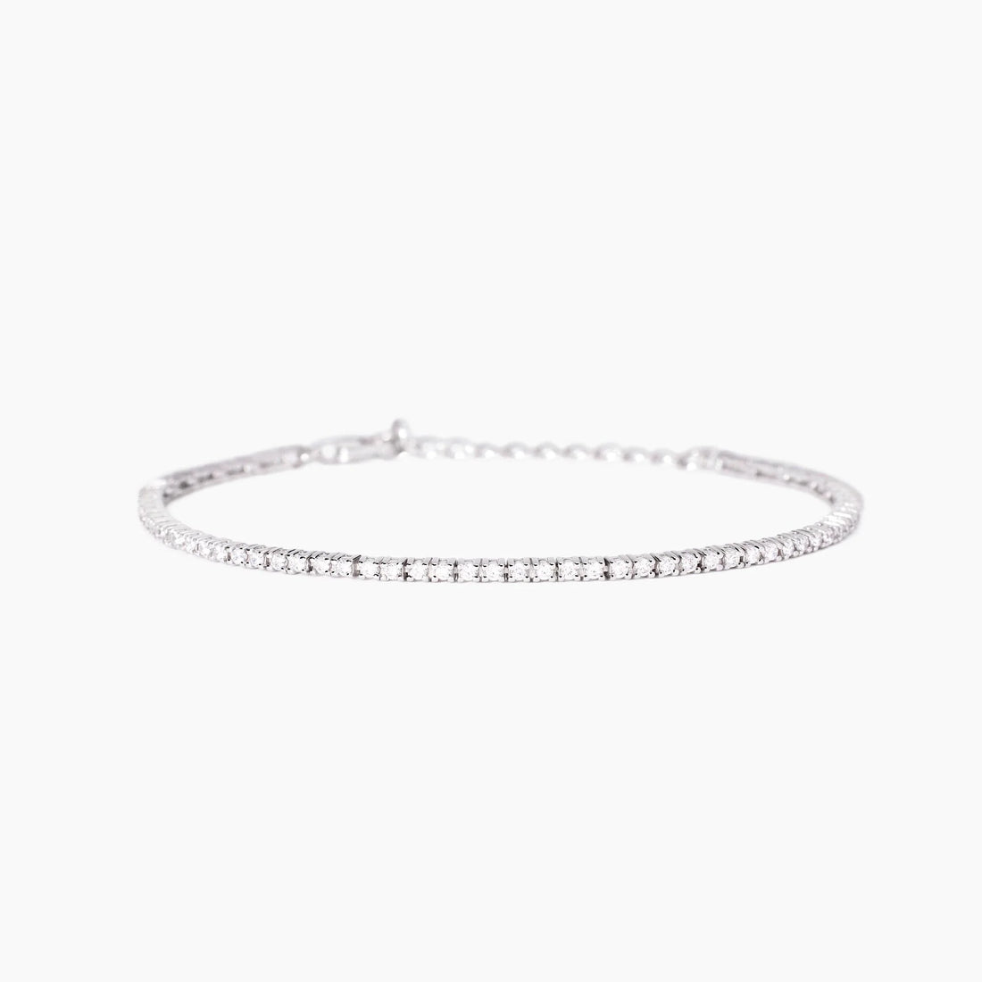 Bracciale tennis regolabile in argento con zirconi
TENNIS CLUB 533952