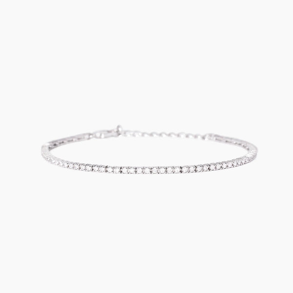 Bracciale tennis regolabile in argento con zirconi
TENNIS CLUB 533952