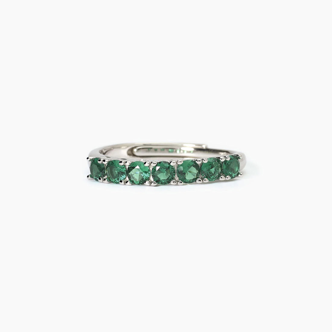 Anello da donna in argento con smeraldi sintetici
SOIRÉE 523386
