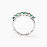 Anello da donna in argento con smeraldi sintetici
SOIRÉE 523386