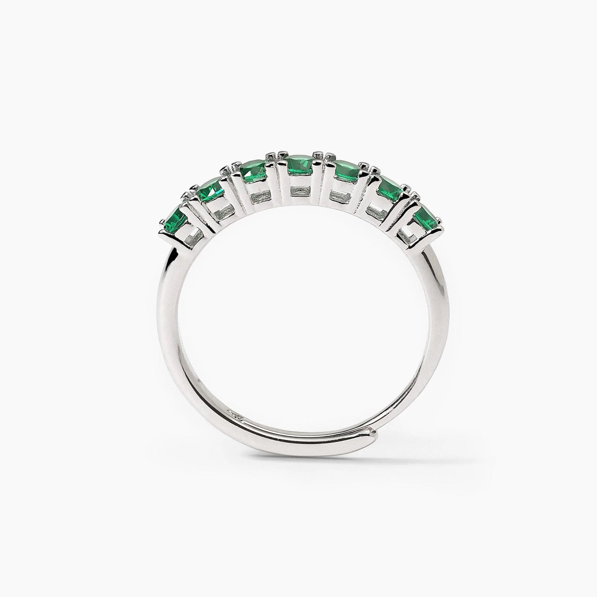 Anello da donna in argento con smeraldi sintetici
SOIRÉE 523386