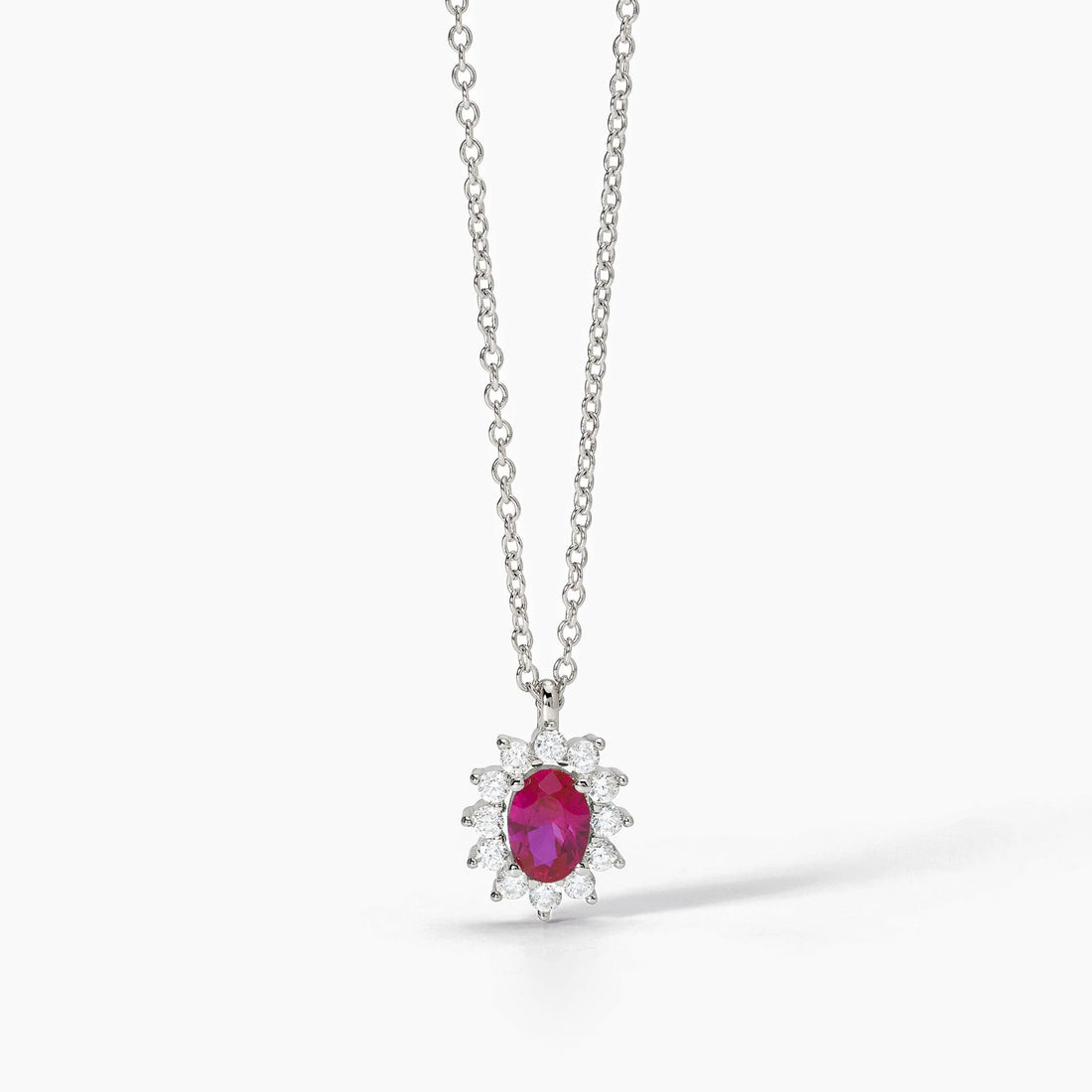 Girocollo da donna in argento con rubino sintetico e zirconi
COOL OR RÉTRO? 553647