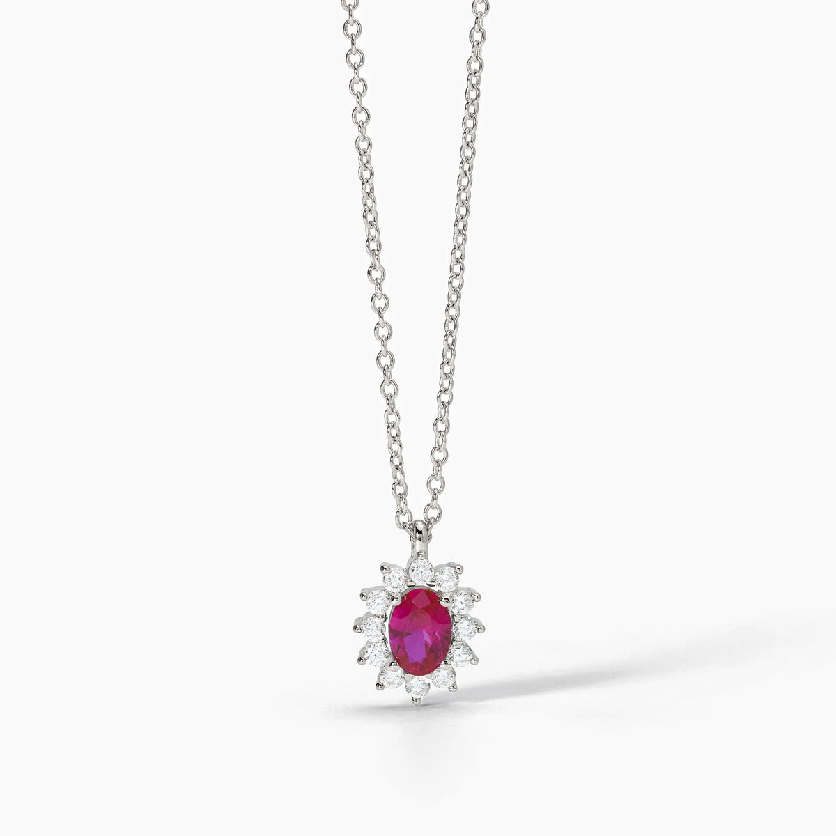 Girocollo da donna in argento con rubino sintetico e zirconi
COOL OR RÉTRO? 553647