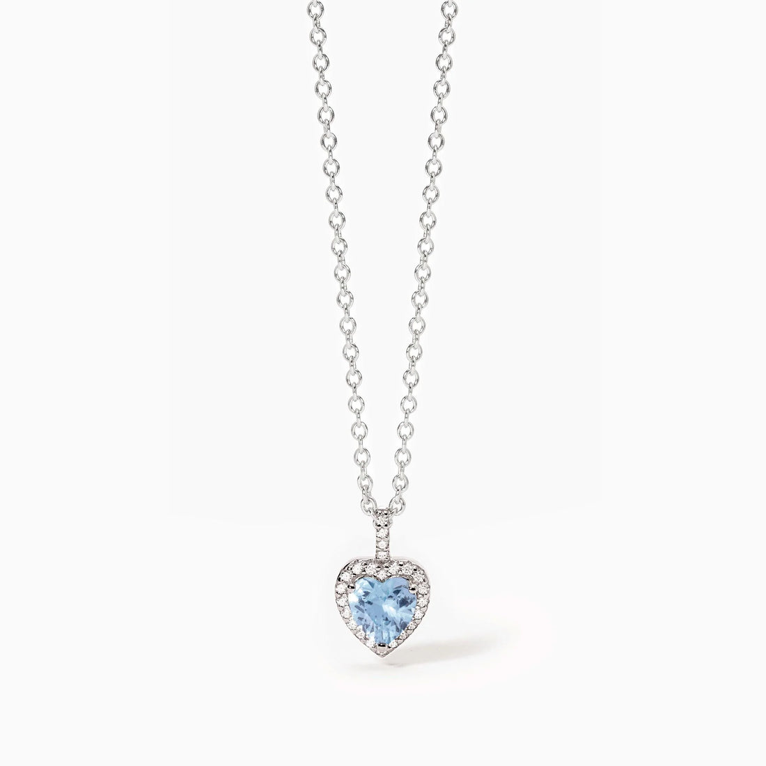 Girocollo da donna in argento con acquamarina sintetica a cuore
LOVE AFFAIR 553729