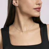 Girocollo in argento con zircone pendente
SHINY 553547
