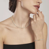 Bracciale tennis indossato